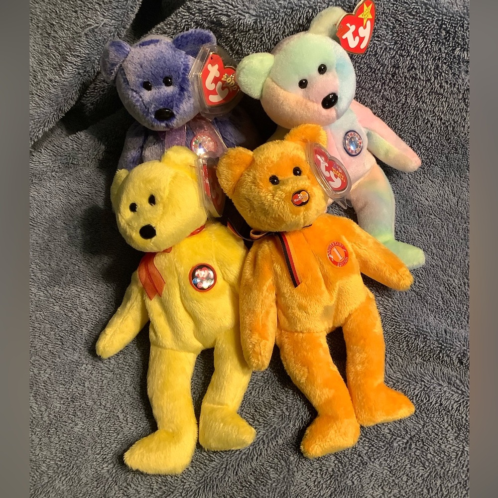 Special edition Beanie baby bears